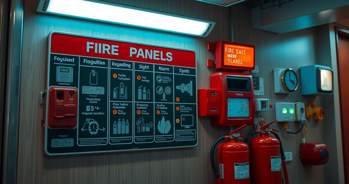Quadro de Incêndio: Segurança em Primeiro Lugar