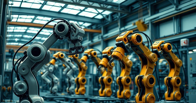 Serviço de automação industrial para otimizar processos e aumentar a eficiência