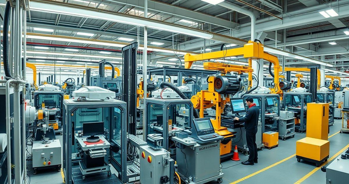 Serviço de automação industrial para otimização de processos